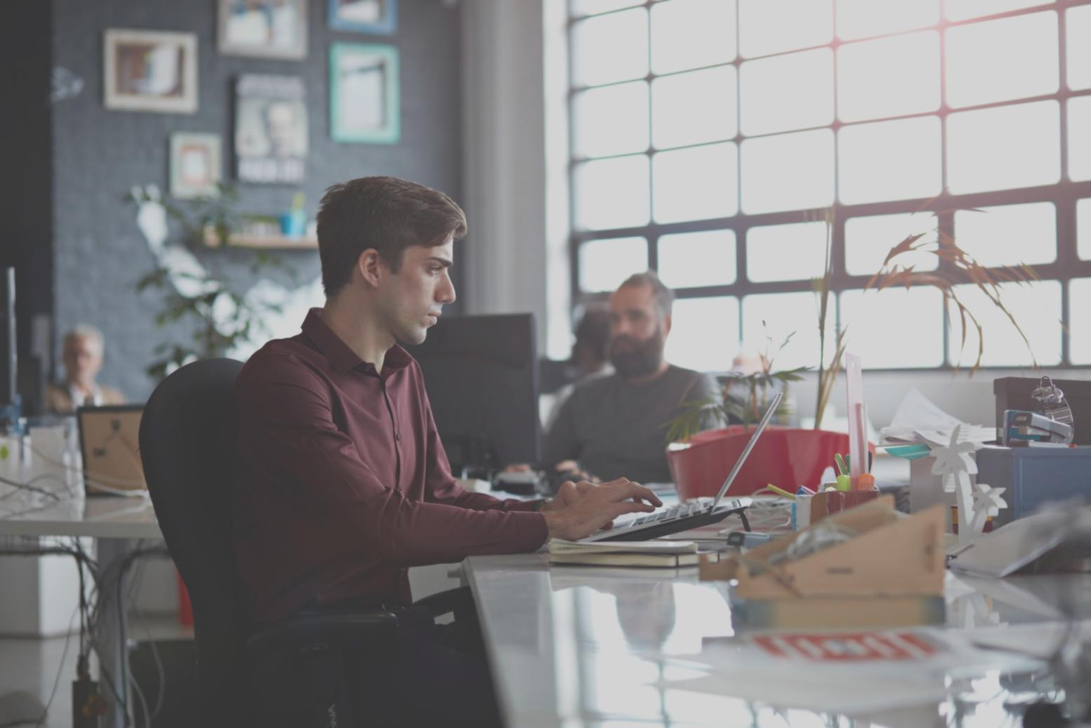 Workshopdeltagere arbejder med budgetmodeller og regneark