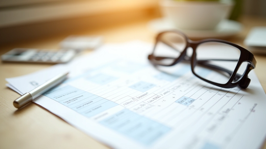 Calculatrice et documents financiers pour calculer la pension de retraite