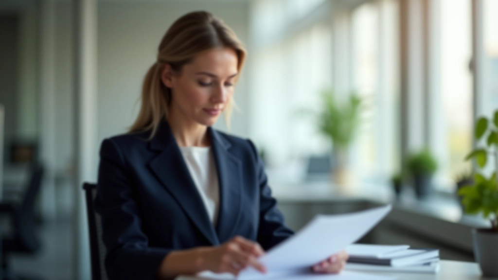 Femme professionnelle étudiant des graphiques et données de retraite